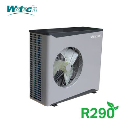 kaufen Wotech 220V 15kw Luft-Wasser-Wärmepumpe Monoblock R290 A / A Euro Standard DHW Wärmepumpe Online-Herstellung