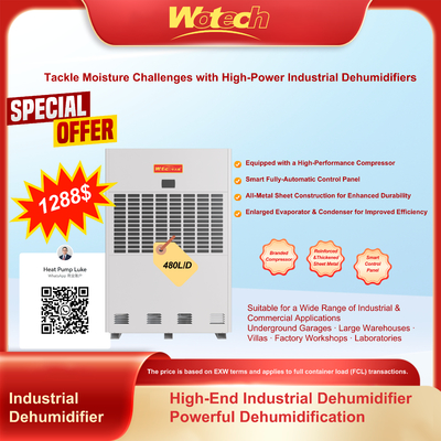 kaufen Begrenztes Sonderangebot für 480L/Tag Industrie-Luftentfeuchter Schnelle Wasserentfernung für Lagerhallen Tiefgaragen Online-Herstellung