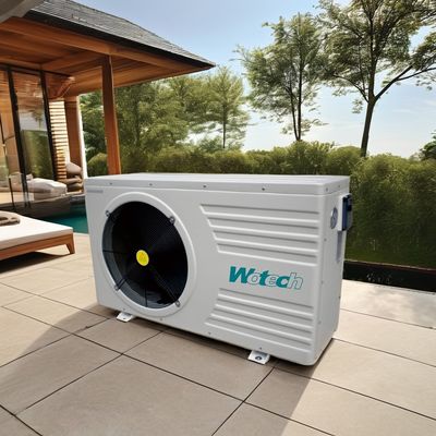 9m3/h Wasserdurchfluss Wotech 220V 21 KW R32 Poolwärmepumpe Englisch Betriebssprache