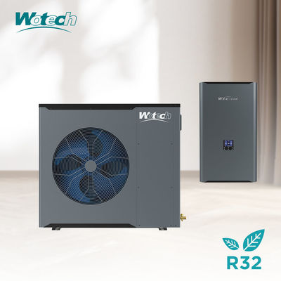 Wotech CE-Zertifikat 8kw R32 Einphasen-Inverter Split-Wärmepumpe für Heizung und Kühlung von KW