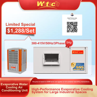 Besonderes Angebot für Verdunstungswasserkühlung AC-Sets Bodendeckenkanal Innenraum mit Kunststoff Außenraum